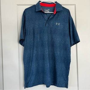 UNDER ARMOR Mens HeatGear Golf Polo Shirt